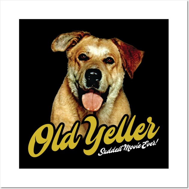 Old Yeller Wall Art by MindsparkCreative